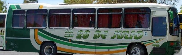 Rigen los nuevos valores de transporte interurbano en la empresa 28 de Julio