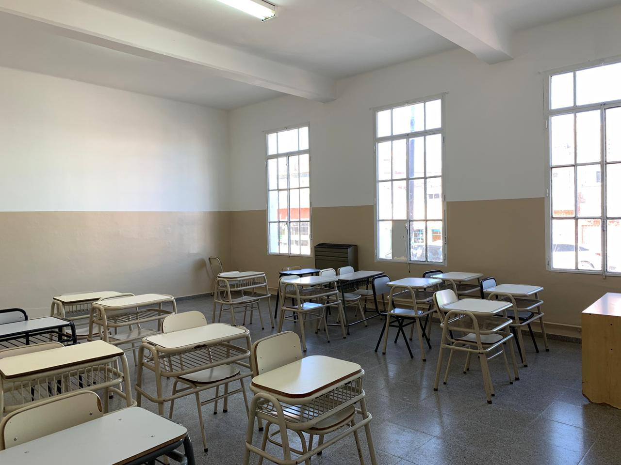 El Ministerio de Infraestructura finalizó la obra de refacción en la Escuela N° 119 de Comodoro Rivadavia