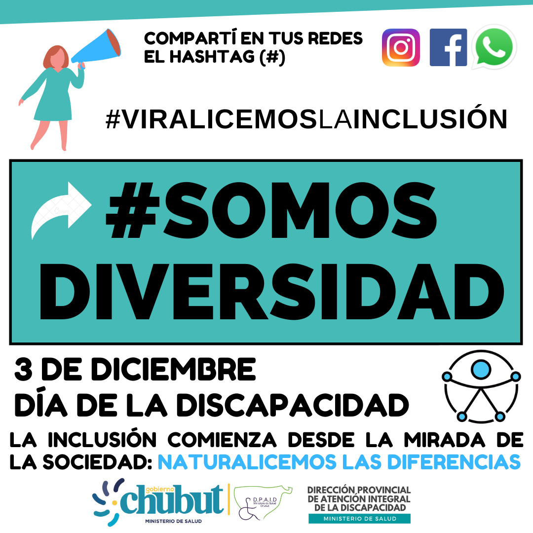 Salud invita a participar del Día Internacional de las Personas con Discapacidad