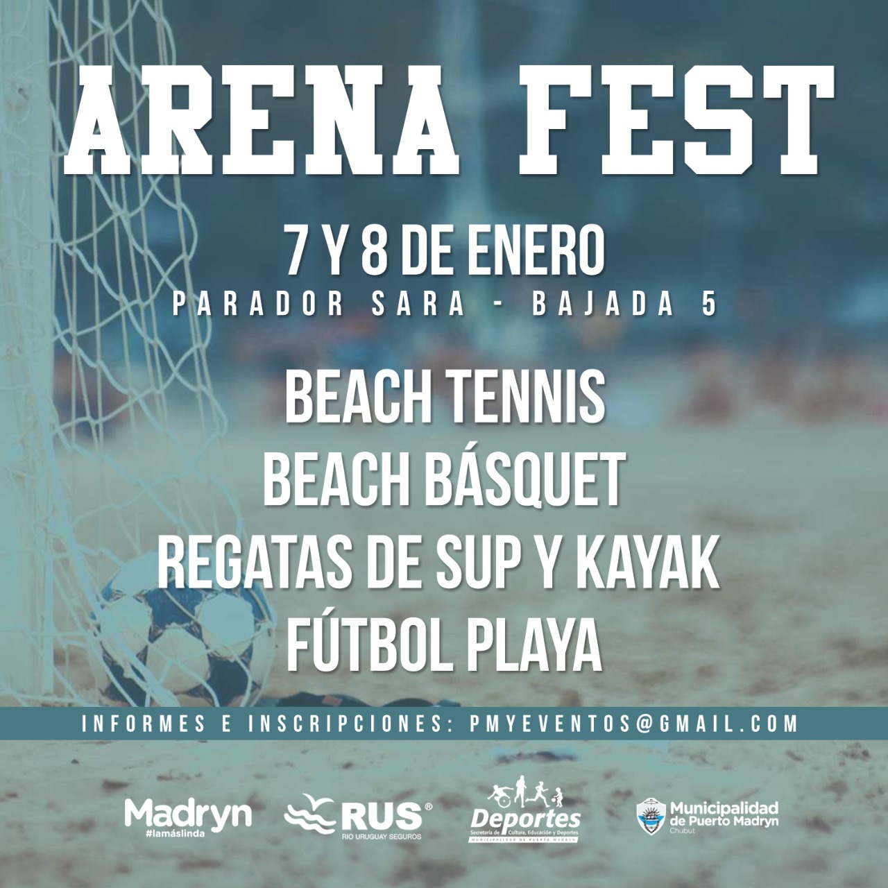 La costa de madrynense recibe el fin de semana el «Arena Fest»