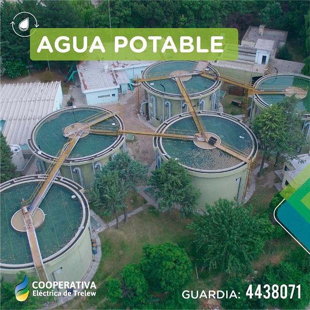 Se registra una merma en presión de la red de agua debido al alto consumo en la ciudad de Trelew