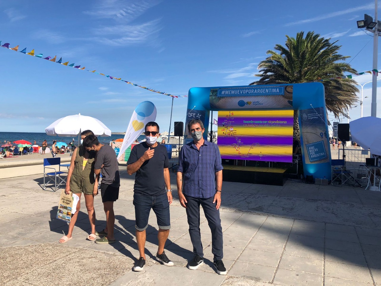 El Ministro Gaffet recorrió el Espacio Federal de Turismo en Puerto Madryn