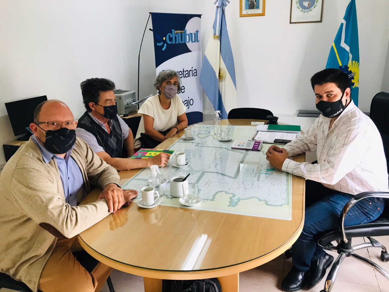 La Secretaría de Trabajo y la Universidad del Chubut fortalecen proyectos productivos en toda la Provincia