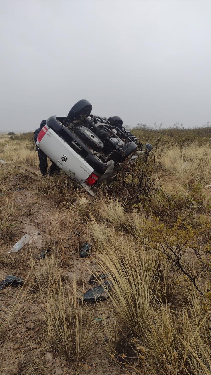 Volcó el intendente de Cholila