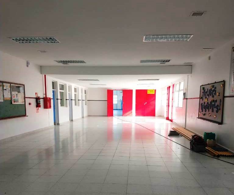 Provincia continúa realizando reparaciones en la Escuela N° 787 de Trelew