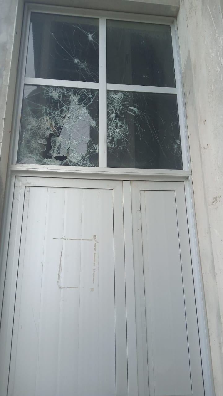 Actos vandálicos en la capilla del área 23