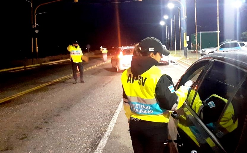 Seguridad Vial: 56 conductores resultaron positivos en test de alcoholemia durante el fin de semana