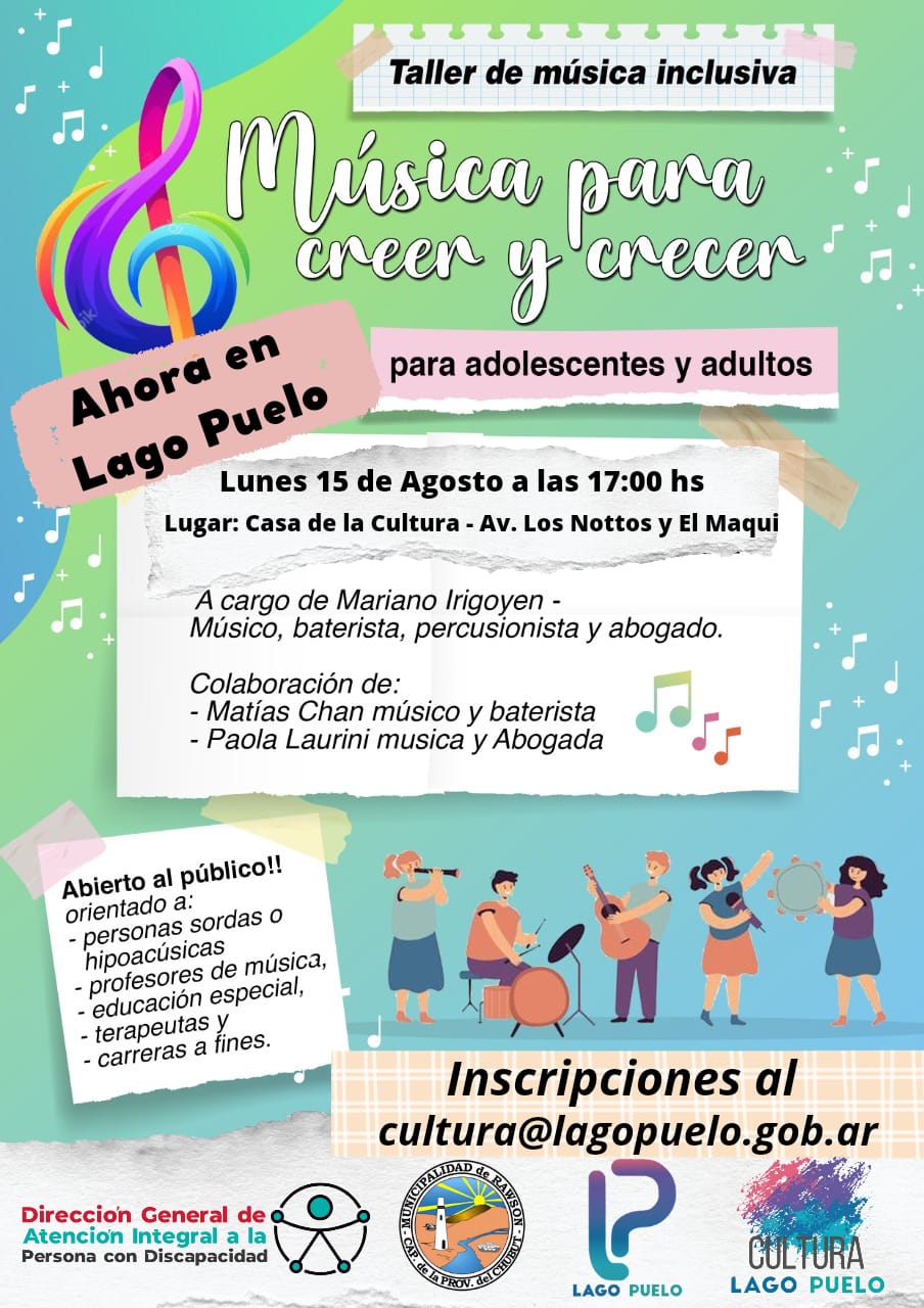Taller Música Inclusiva Lago Puelo