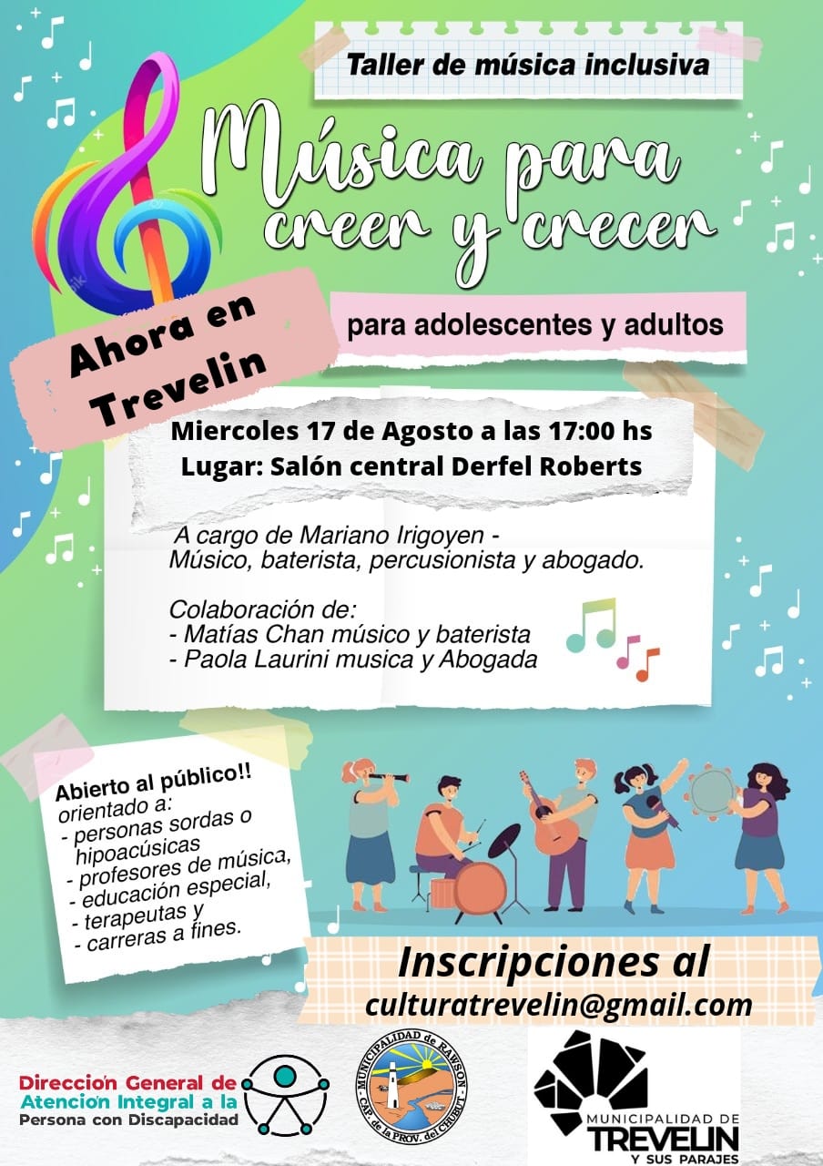 Taller Música Inclusiva Trevelin