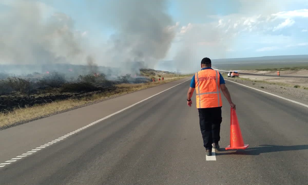 La tormenta eléctrica habría generado dos incendios de campo