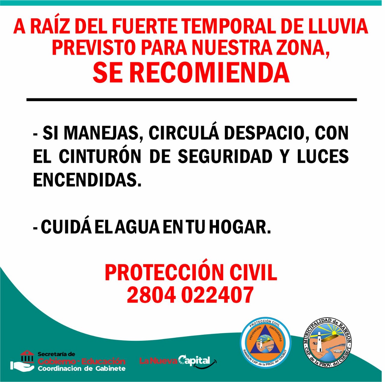 Recomendaciones ante las fuertes lluvias (3)