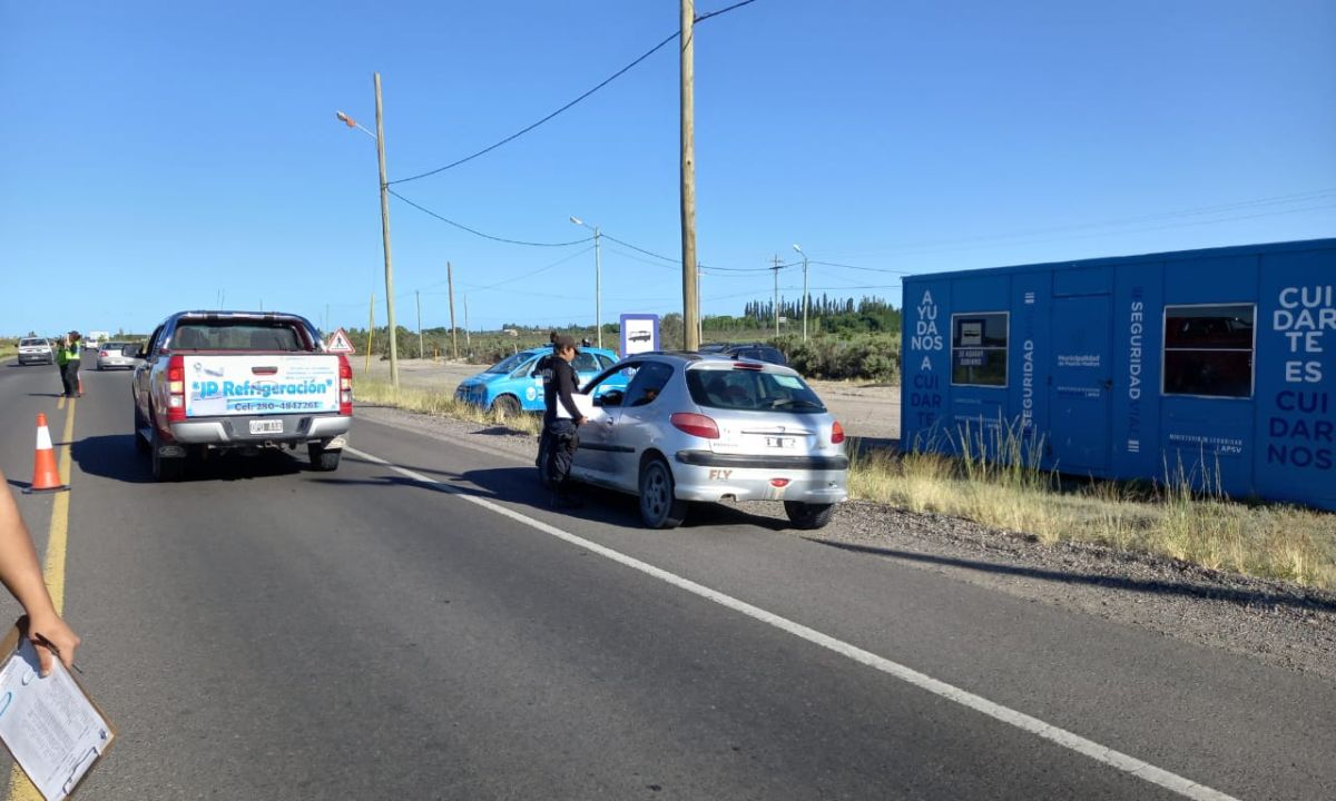 Solo dos alcoholemias positivas y un vehículo secuestrado en Rawson