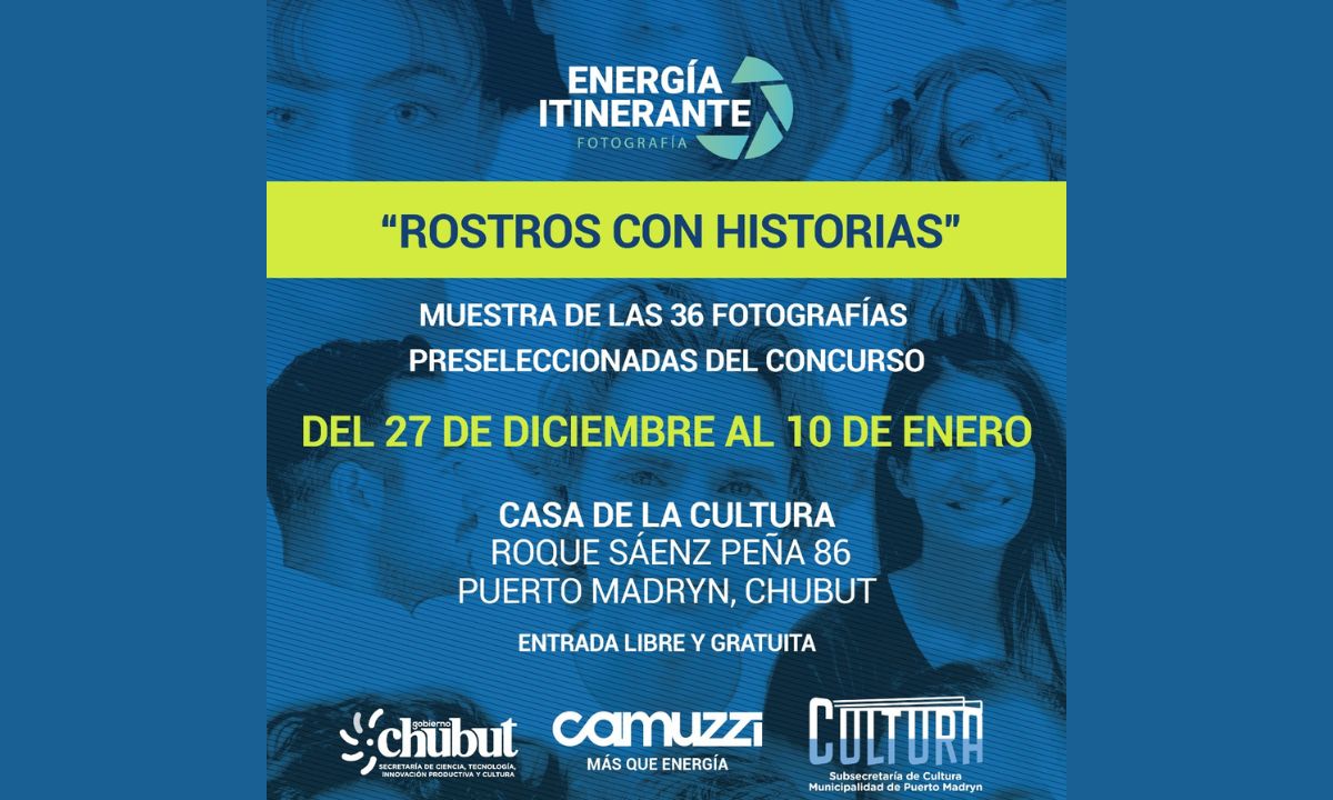 Camuzzi presenta en Puerto Madryn la muestra fotográfica del Concurso Energía Itinerante