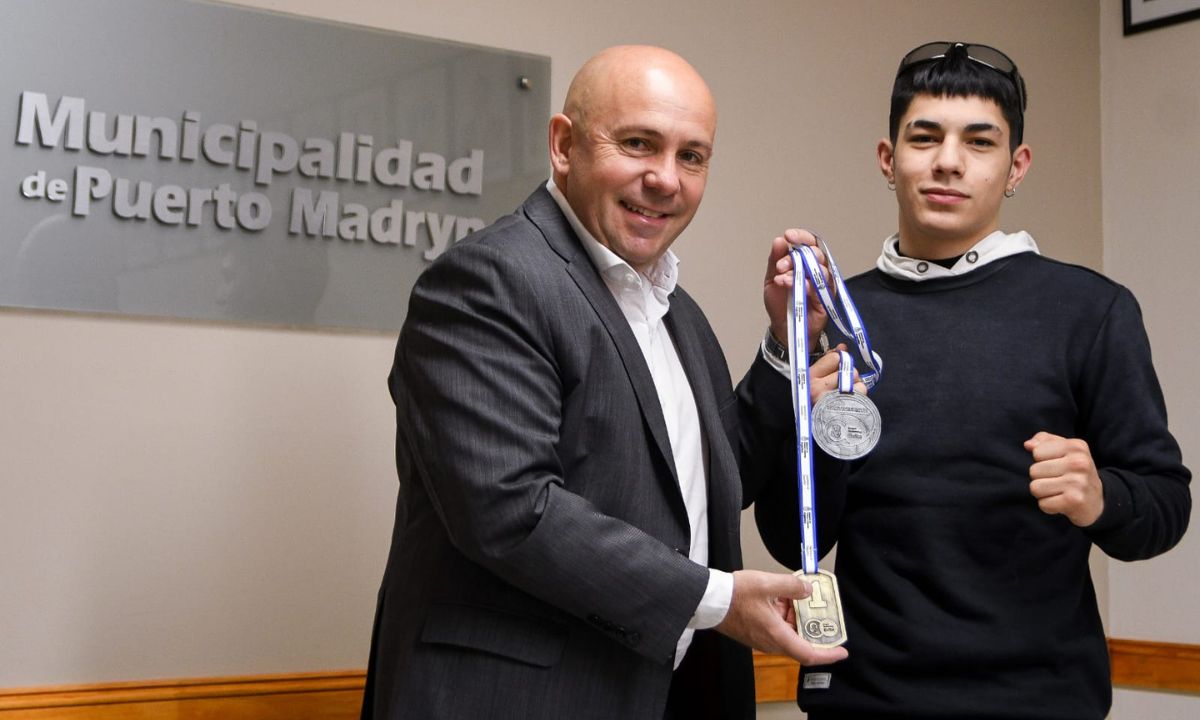 El Intendente sigue ratificando su apoyo y acompañamiento hacia los Deportistas de Puerto Madryn