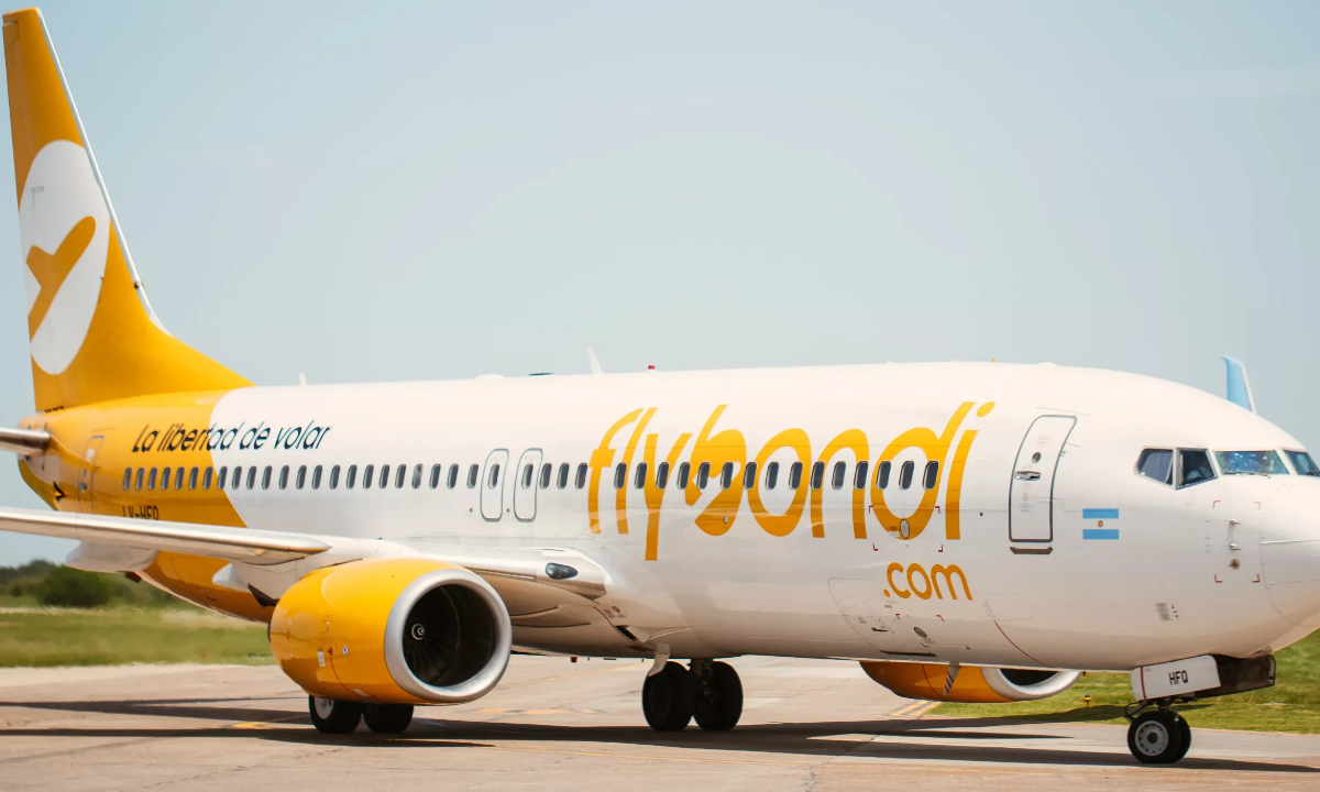 Flybondi canceló sus vuelos a Trelew