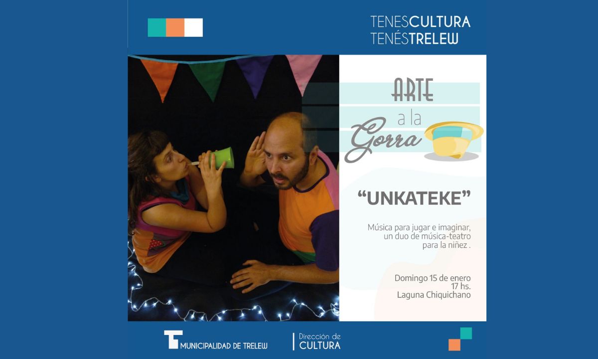 El dúo de música y teatro “Unkateke” se presentará en Trelew