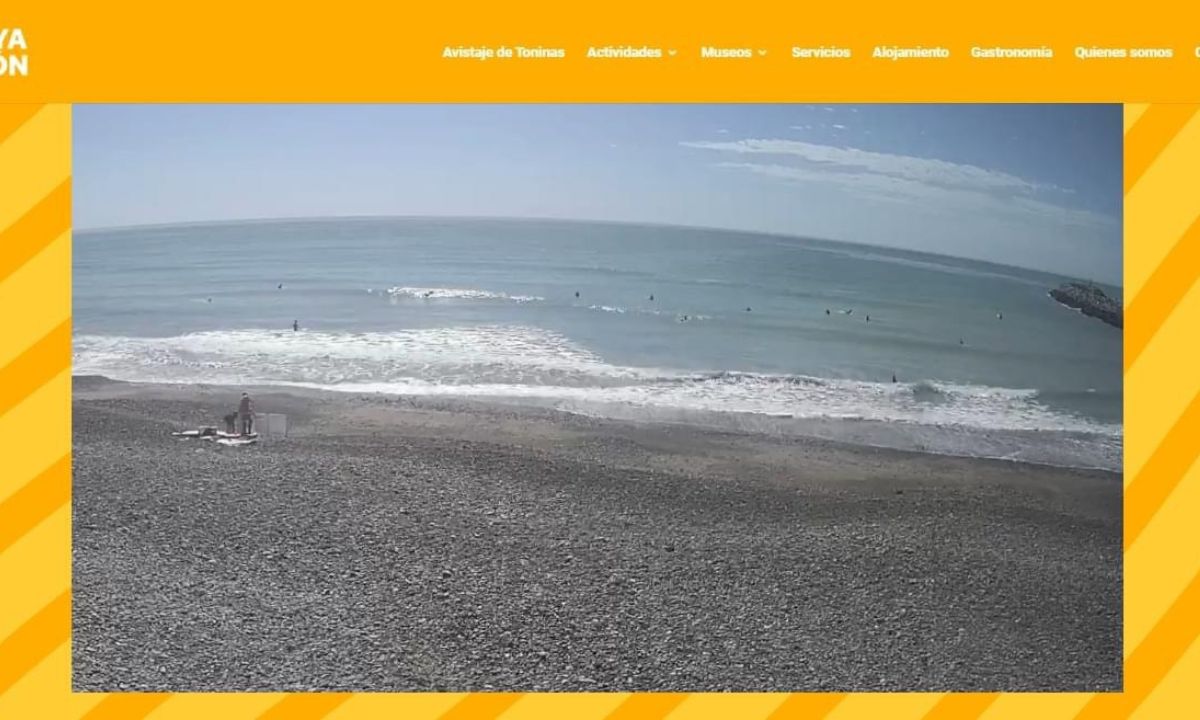 Playa Unión cuenta con cámara en vivo para que vecinos y turistas puedan conocer el estado del mar