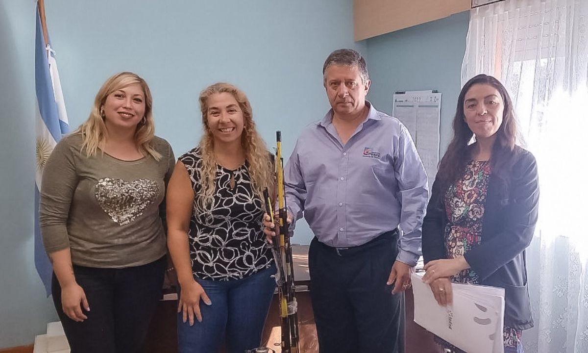 El Área de Discapacidad municipal recibió donación de parte de la Subsecretaría de Pesca Provincial