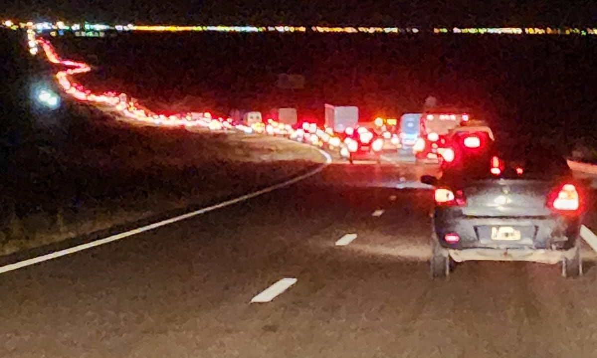 Ruta 3 congestionada: Mazzei aseguró que no hubo controles el domingo al anochecer