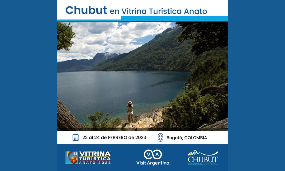 Chubut promocionará sus atractivos turísticos en Colombia