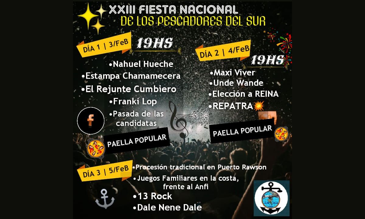 Continúa con gran éxito el cronograma de Fiestas Populares en Chubut