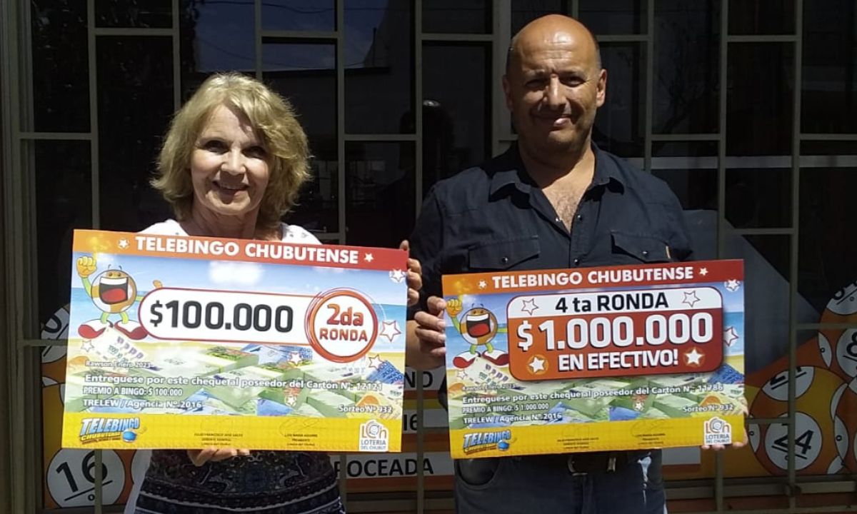 Lotería del Chubut entregó más de un millón de pesos en premios