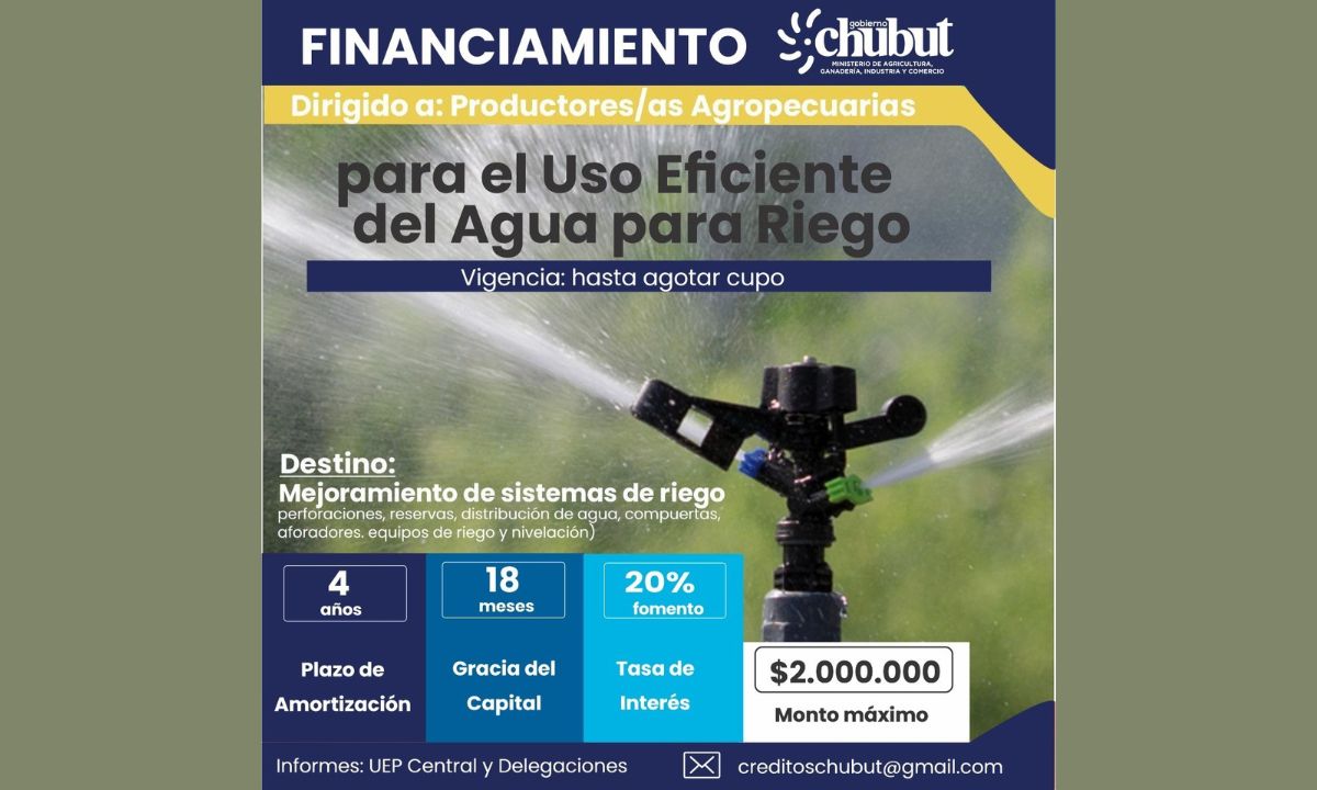 Provincia brinda charla informativa sobre línea de financiamiento para sistemas de riego