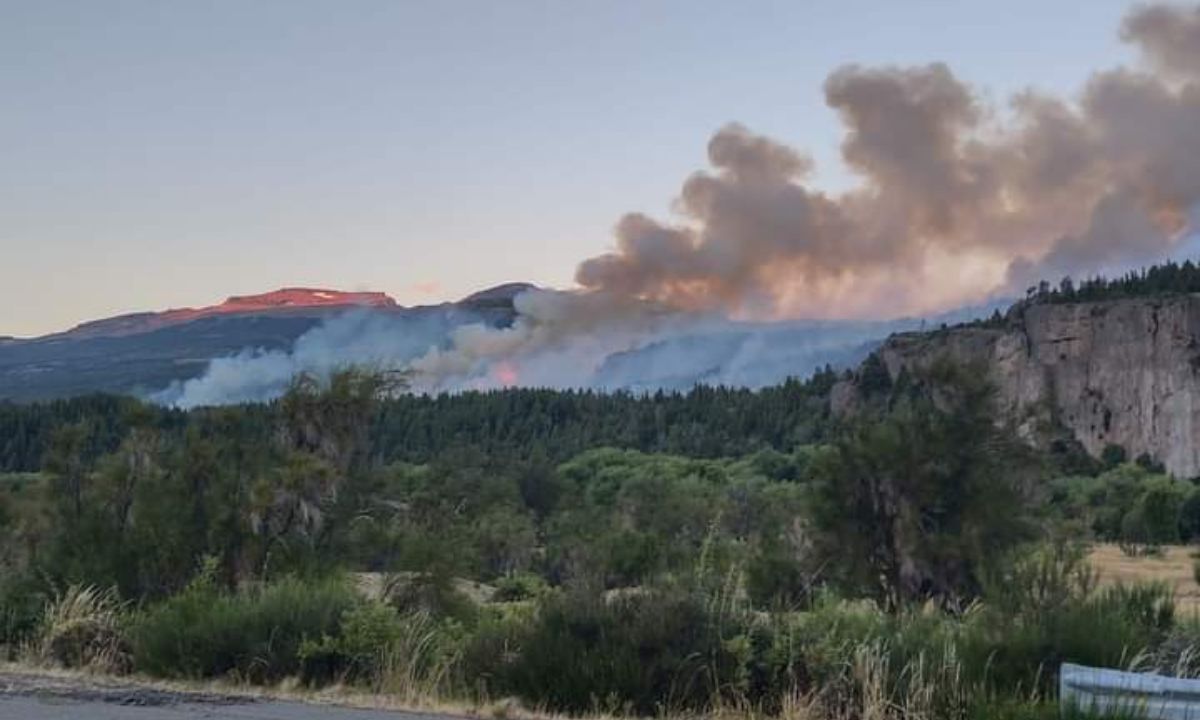 Incendio en Los Alerces: Aseguran que la situación es cada vez más complicada