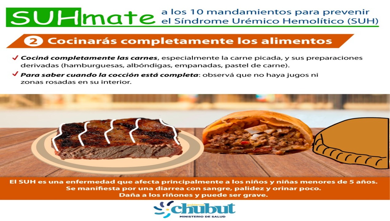 Provincia promueve medidas de higiene en la población para prevenir el Síndrome Urémico Hemolítico