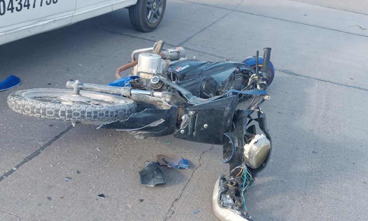 Un herido en un accidente de tránsito