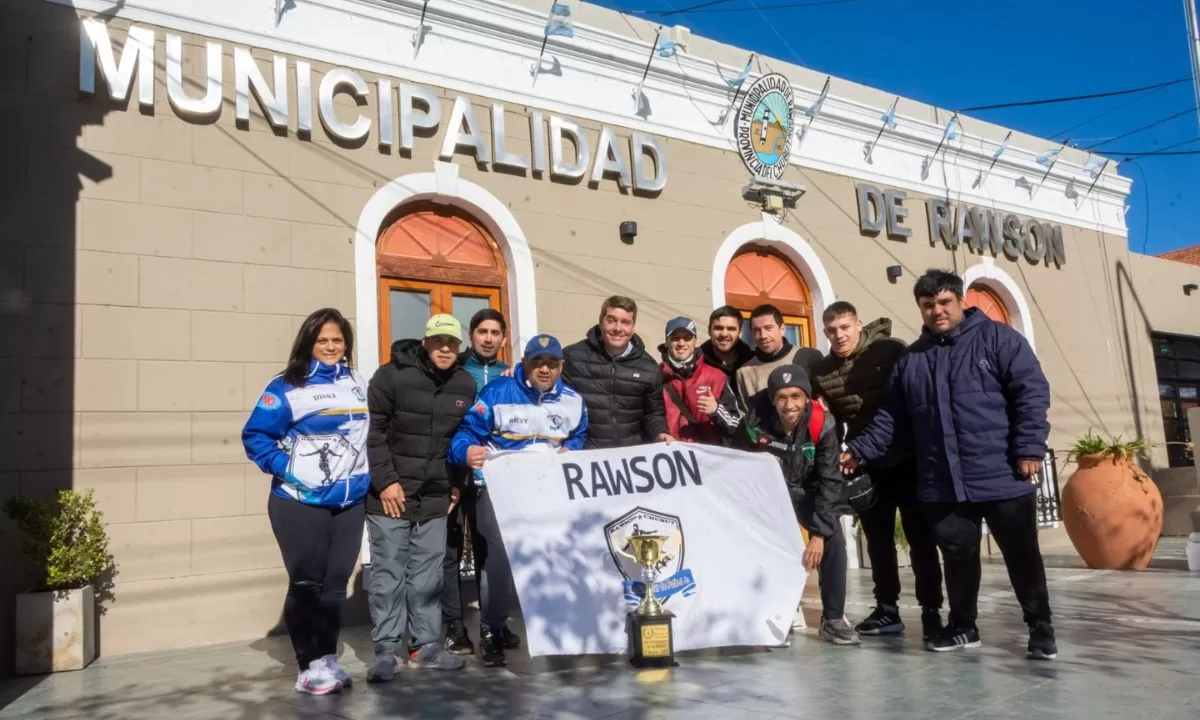 Biss recibió a la Selección de fútbol barrial de Rawson
