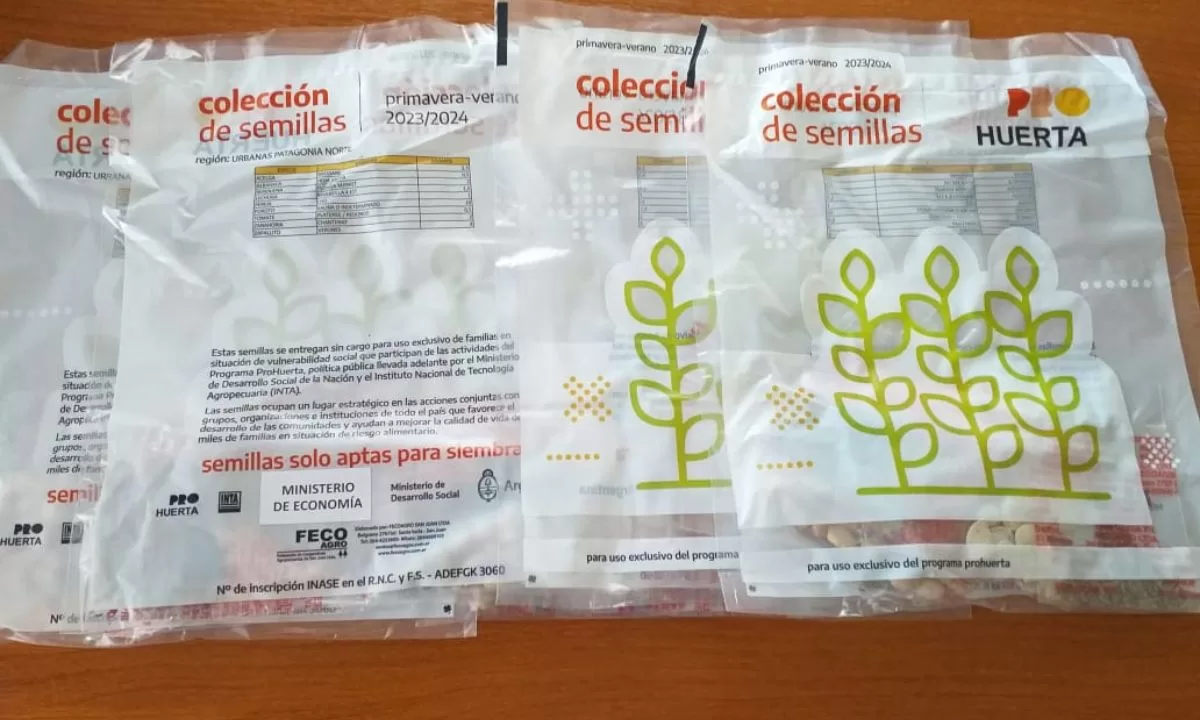 El Municipio de Trelew comienza la entrega de semillas para huertas familiares