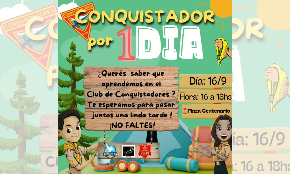 El club de conquistadores de la Iglesia Adventista realiza actividad al aire libre