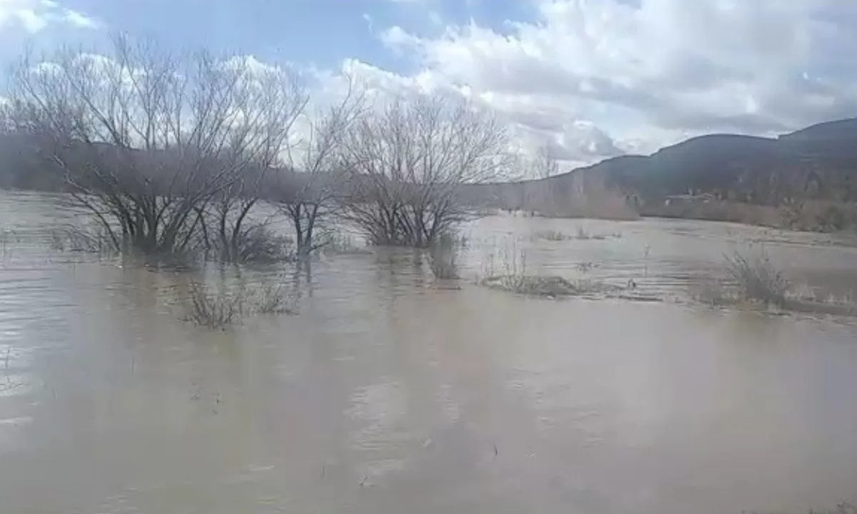 Desbordó el río Chubut a la altura de Paso del Sapo sin provocar daños de consideración