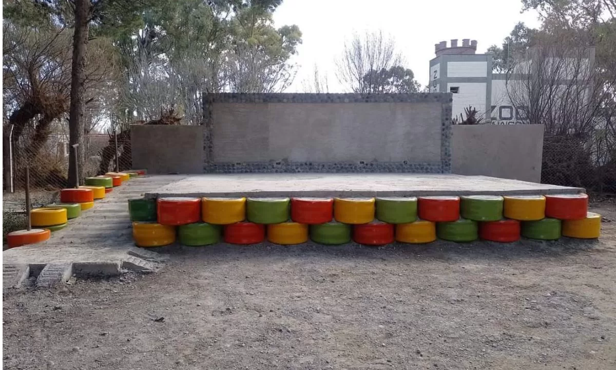 Sigue el embellecimiento del Parque Recreativo Municipal de Rawson