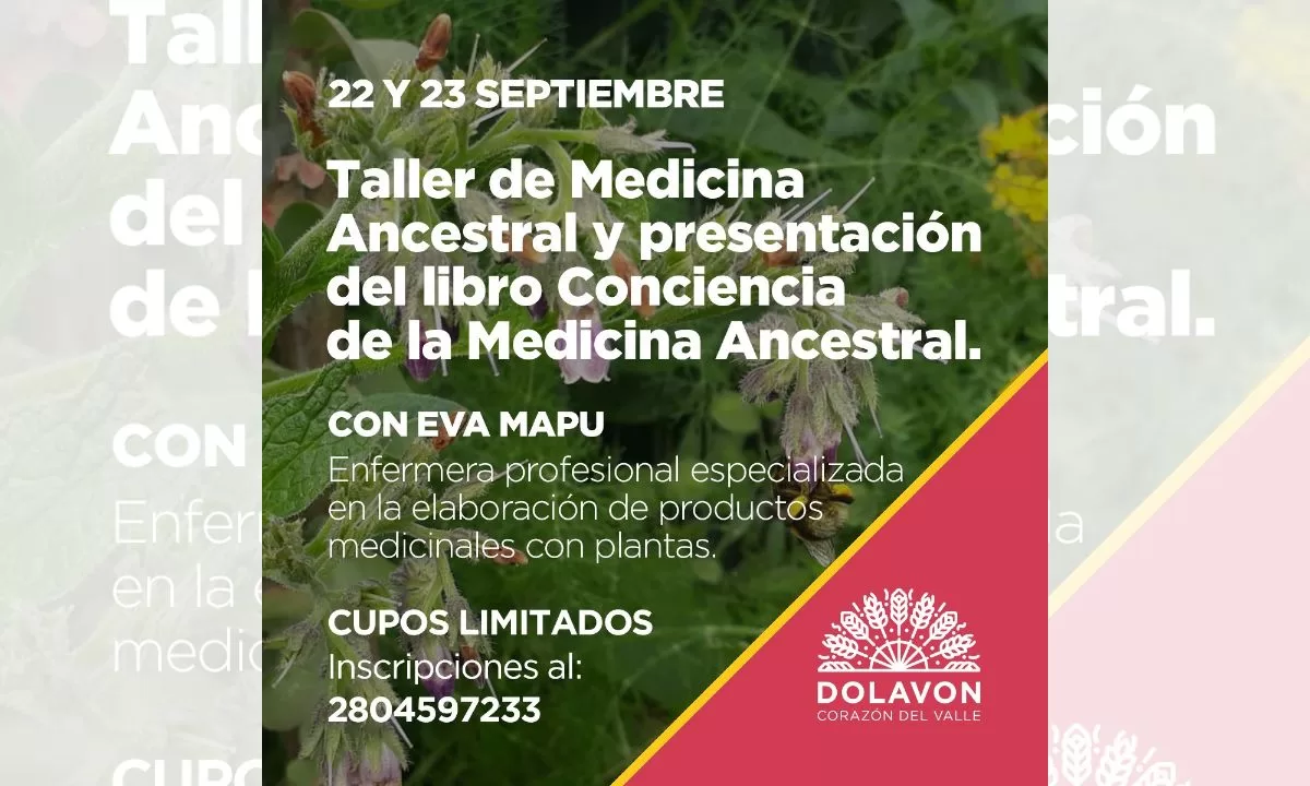 Dolavon: se presenta el libro «Conciencia de la medicina ancestral» de Eva Mapu