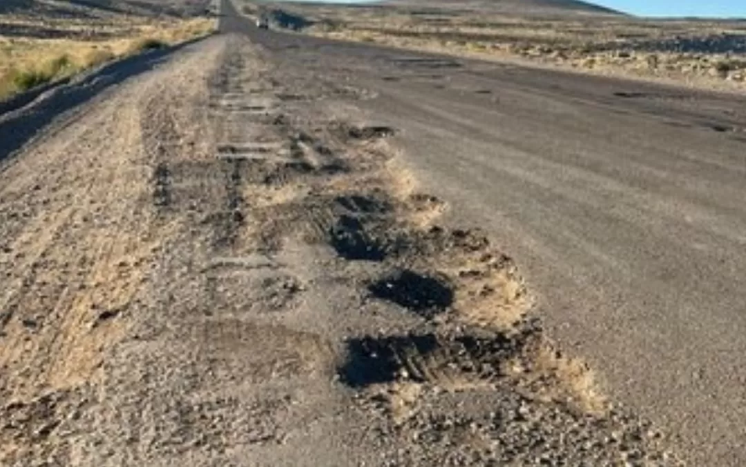 Chubut reclamó a Nación por el estado de las rutas