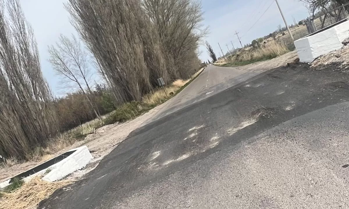 Las alcantarillas sobre ruta 7 otra vez defectuosas