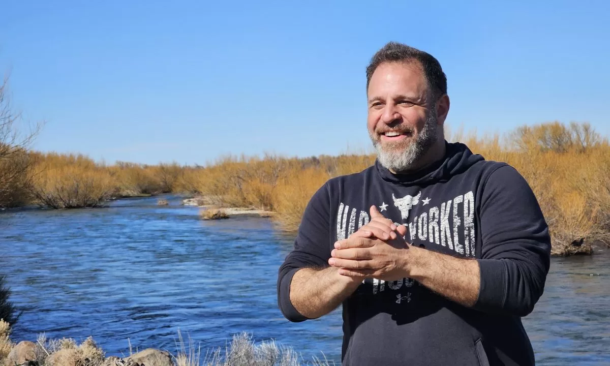 Glinski recorrió la zona donde comenzará a construirse la presa azud financiada por el gobierno nacional