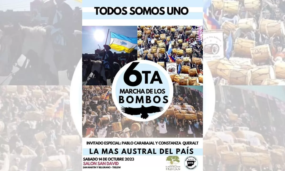 Se viene la 6ta edición de “La Marcha de los Bombos”