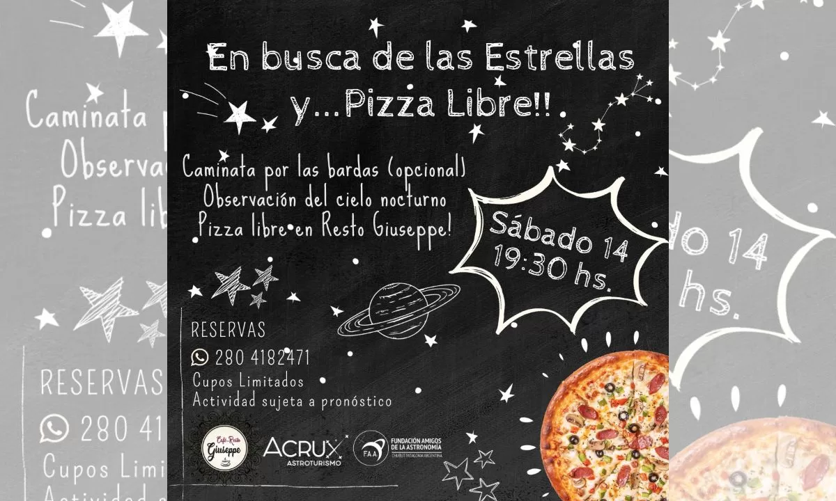 En busca de las Estrellas y Pizza Libre