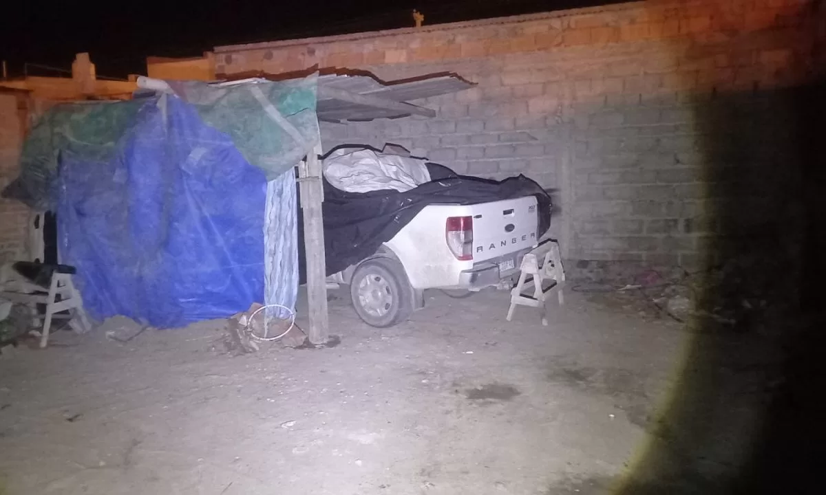 La policía recupero camioneta robada