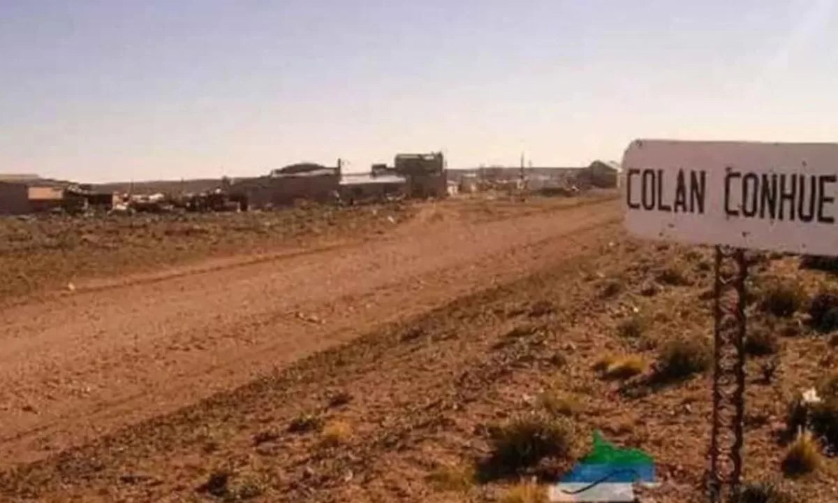 Colan Conhué está sin agua