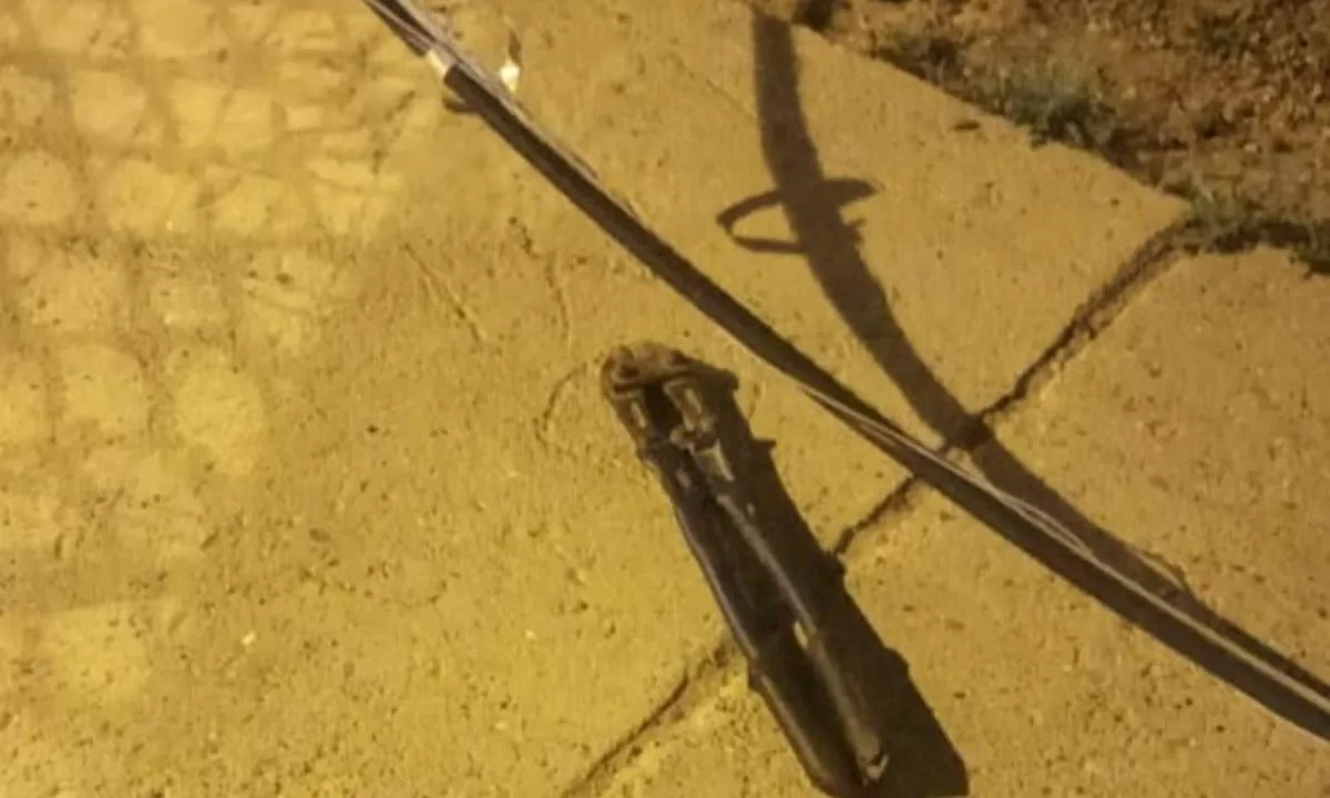 Demoraron a joven robando cables