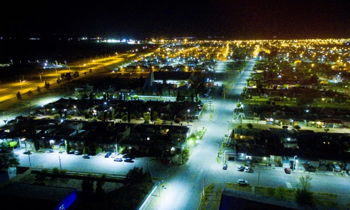 “La iluminación led cambió un montón la imagen del barrio”
