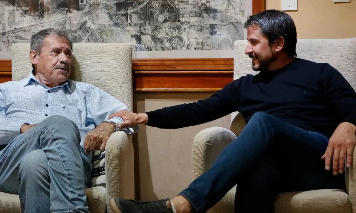 Maestro le transmitió a Merino el cambio notorio en Trelew “en pocos días de gestión”