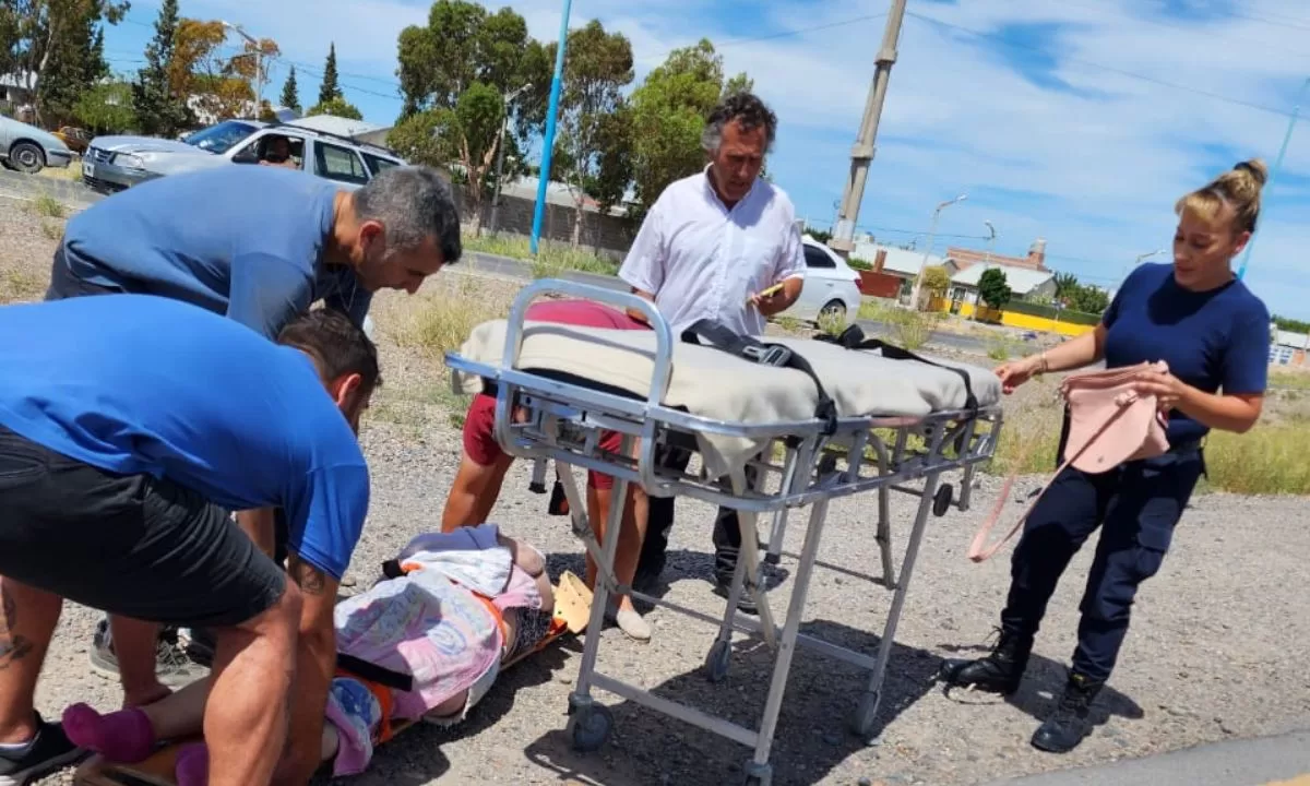 Atropellaron a una mujer en Trelew.
