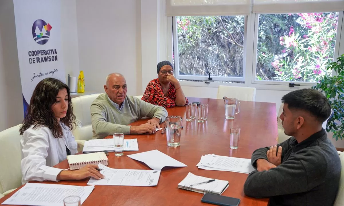 El Municipio de Rawson se reunió con la Cooperativa por los usuarios electrointensivos