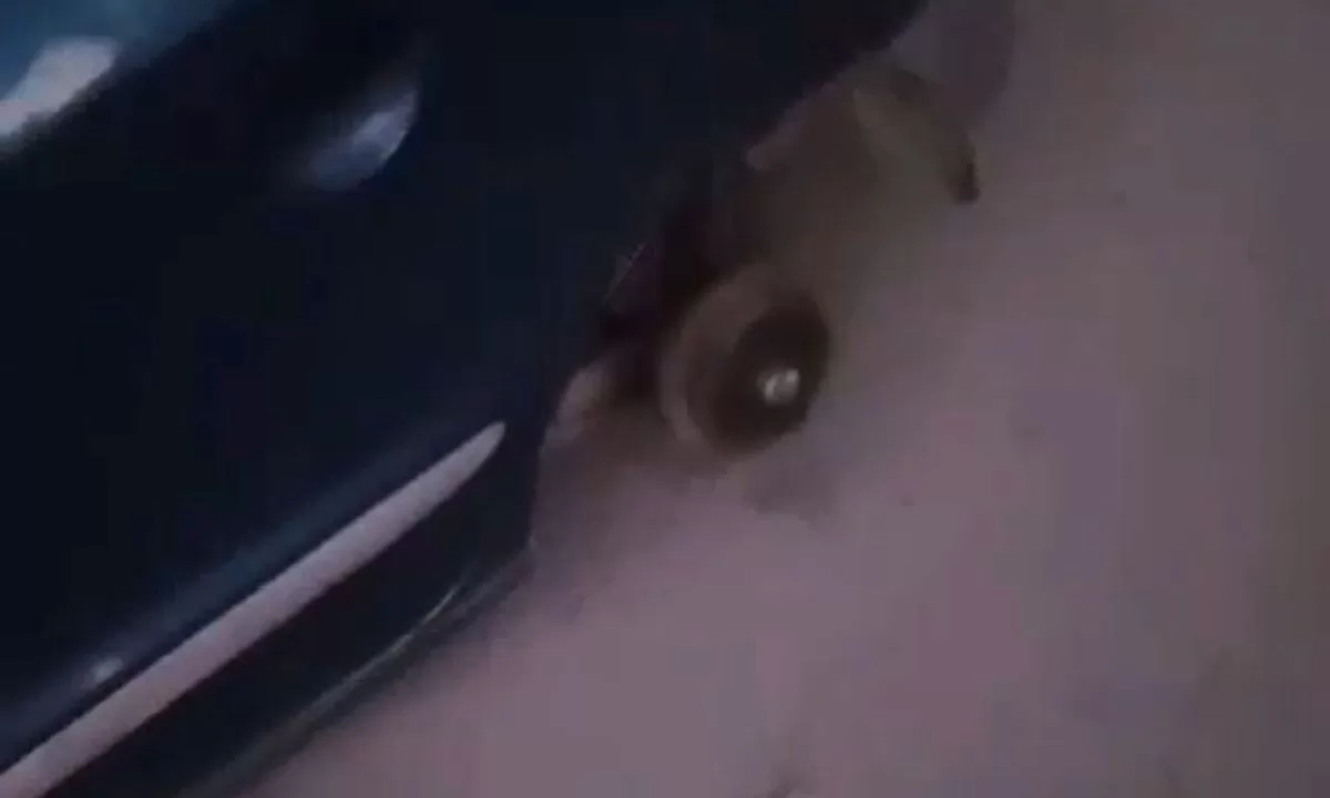 Le robaron las cubiertas del vehículo en plena vía pública