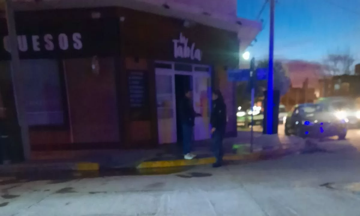 Principio de incendio en un comercio